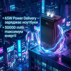 ������� ������������ HOCO 50000mAh Apollo PD/65W QC/3.0 Black (DB81A / 714725) - �������� 7