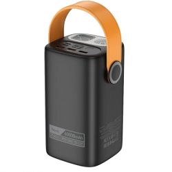 ������� ������������ HOCO 60000mAh Astrum PD/100W, QC/3.0, LED lamp, Black (DB160 / 714724) - �������� 3