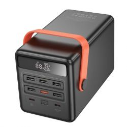 Батарея універсальна HOCO 100000mAh Max Centurion PD/65W, QC, LED Lamp, Black (DB03 / 714722) - Картинка 3