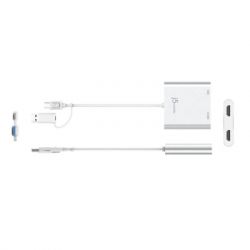 Адаптер USB-C/A to 2xHDMI F dual display J5create (JCA365-N) - Картинка 3