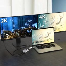 Адаптер USB-C/A to 2xHDMI F dual display J5create (JCA365-N) - Картинка 4