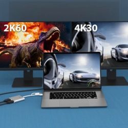 Адаптер USB-C/A to 2xHDMI F dual display J5create (JCA365-N) - Картинка 5