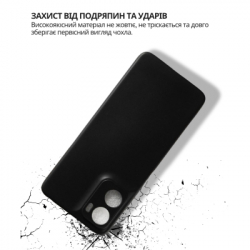 Чохол до мобільного телефона BeCover Silicone Motorola Moto G06 / G06 Power 4G Black (714690) - Картинка 2