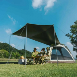 Намет Naturehike тримісний автоматичний із тентом Ango CNK2550WS01 L, коричневий (6975641887799) - Картинка 3