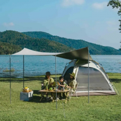 Намет Naturehike тримісний автоматичний із тентом Ango CNK2550WS01 L, коричневий (6975641887799) - Картинка 4
