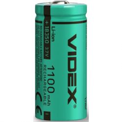 ����������� 18350 1100mAh bulk/1�� Videx (18350/1100/1B) - �������� 2