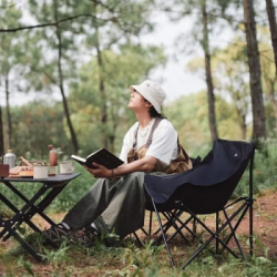 Стул складной Naturehike Stellaluna T01 CNH23JU13002, L, чорний (6975641889038) - Картинка 5