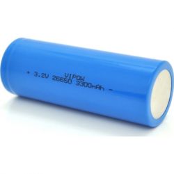 ����������� 26650 3300mAh, LiFePO4, FlatTop, 3.2V, Blue Vipow (IFR26650-3300mAhFT / 31075) - �������� 2