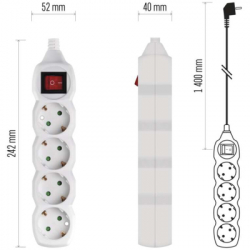 Мережевий подовжувач EMOS P1421 - Картинка 4