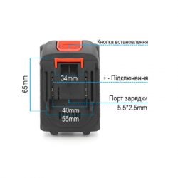 ���� ���������� + �������� ������� HiLDA ��� Makita, JDS-48VF-10, Li-Ion 21V/2400mA, 10*18650 + �� (JDS-48VF/2400) - �������� 3