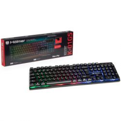 Клавіатура Hlmer K-01GS RGB Backlight USB UA Black (K-01GS) - Картинка 6