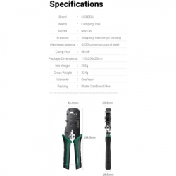 ���������� Ugreen �������� ����� NW136 Multifunctional Clamp Green (70683) - �������� 4