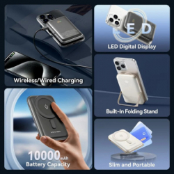 ��� Vention Magnetic Wireless 10000mAh 20W Black (FHNB0) - �������� 6