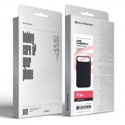 Чохол до мобільного телефона Armorstandart LikeCarbon2 MagCase Apple iPhone 17 Air Carbon Black (ARM86260) - Картинка 8