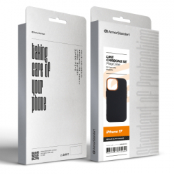 Чохол до мобільного телефона Armorstandart LikeCarbon2 SE MagCase Apple iPhone 17 Kevlar Black Orange (ARM89163) - Картинка 8