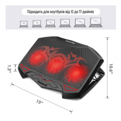 ��������� ��� �������� ColorWay Cooling Game Pro H1, 10-17 (CW-CGPH1) - �������� 12