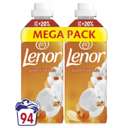 Кондиціонер для білизни Lenor Золота орхідея та ваніль 2 х 987 мл (8700216880770) - Картинка 2