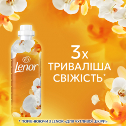 Кондиціонер для білизни Lenor Золота орхідея та ваніль 2 х 987 мл (8700216880770) - Картинка 7