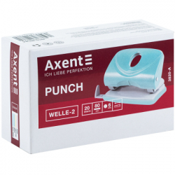 Дырокол Axent Welle-2 с пластиковый верх, 20 л, Pastelini, мятный (3820-18-A) - Картинка 5