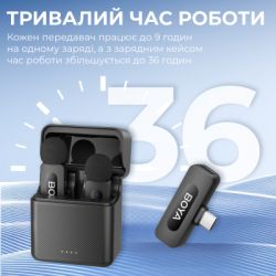 Микрофон Boya BY-V3 combo Type-C/Lightning Black (BY-V3 Combo) - Картинка 10