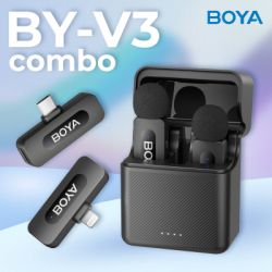 Микрофон Boya BY-V3 combo Type-C/Lightning Black (BY-V3 Combo) - Картинка 7