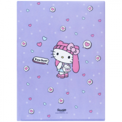 Папка - куточок Kite із клапаном A4 Hello Kitty- 5 (HK25-248-5) - Картинка 3