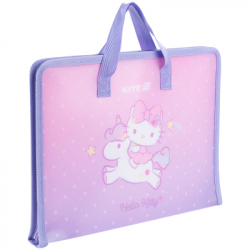 Папка - портфель Kite на блискавці A4 Hello Kitty, 1 відділення (HK25-202-1) - Картинка 2