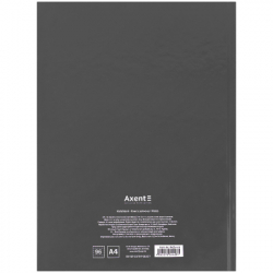 Книга записна Axent A4 One color, 96 аркушів клітинка, сірий (8426-4-A) - Картинка 5