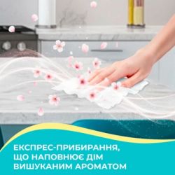 Серветки для прибирання Pani Blysk Вологі універсальні Східна таємниця 48 шт. (4823071670905) - Картинка 5