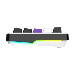 Клавіатура Hator Hellyberry HK60 Mechanical Linear RGB Wireless/Bluetooth/USB UA White/Violet (HK60_wireless) - Картинка 5