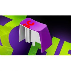 Клавіатура Hator Hellyberry HK60 Mechanical Linear RGB Wireless/Bluetooth/USB UA White/Violet (HK60_wireless) - Картинка 8