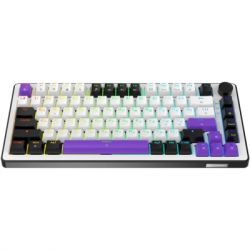 Клавіатура Hator Hellyberry HK75 Mechanical Linear RGB USB UA White/Violet (HK75) - Картинка 2