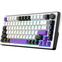 Клавіатура Hator Hellyberry HK75 Mechanical Linear RGB USB UA White/Violet (HK75) - Картинка 3