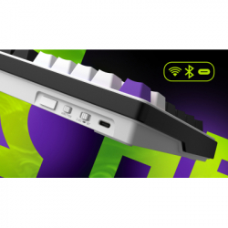 ��������� Hator Hellyberry HK75 Mechanical Linear RGB Wireless/Bluetooth/USB UA White/Violet (HK75_wireless) - �������� 9