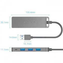 ������������ Vention USB 3.0 to 4xUSB 3.0 black (CHLBB-SCB) - �������� 2