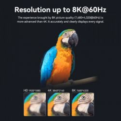 ������ ������������� HDMI M to HDMI M 15.0m V2.1 Optical 8K 60Hz 48Gbps Dolby 7.1 black Vention (ALBBN) - �������� 6
