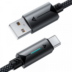 Дата кабель USB 2.0 AM to USB-C 1.2m 60W black Acefast (6974316284482) - Картинка 2
