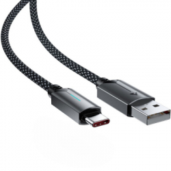 Дата кабель USB 2.0 AM to USB-C 1.2m 60W black Acefast (6974316284482) - Картинка 3