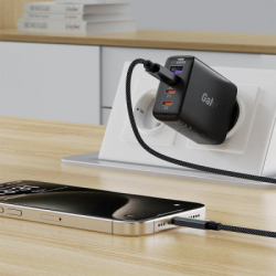 Дата кабель USB 2.0 AM to USB-C 1.2m 60W black Acefast (6974316284482) - Картинка 5