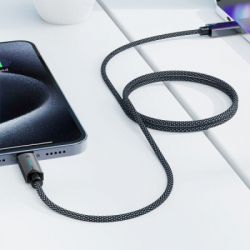 Дата кабель USB 2.0 AM to USB-C 1.2m 60W black Acefast (6974316284482) - Картинка 6
