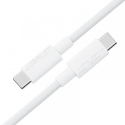 ���� ������ USB-C to USB-C 1.2m 3A white Acefast (6974316284253) - �������� 2