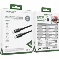 ���� ������ USB-C to USB-C 1.2m 60W black Acefast (6974316285137) - �������� 4
