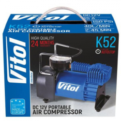 Автомобільний компресор VITOL K-52 150psi/15Amp/40л (K-52) - Картинка 7