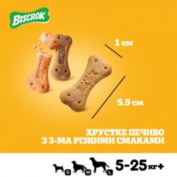 Лакомство для собак Pedigree Biscrok Multi Mix со вкусом курицы, говядины и ягненка 200 г (9003579302545) - Картинка 4