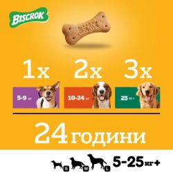 Лакомство для собак Pedigree Biscrok Multi Mix со вкусом курицы, говядины и ягненка 200 г (9003579302545) - Картинка 6