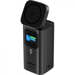 Батарея універсальна Canyon 15000mAh OnPower 150 Qi2 magnetic Grey (CNS-CPB150DG) - Картинка 4