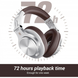 Навушники OneOdio Fusion A70 Bluetooth+3,5мм/6,35мм Silver/Brown (A70 Silver Brown) - Картинка 5