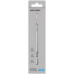 Стилус Vention 2-in-1 Stylus Pen Gray Aluminum Alloy Type (KQMH0) - Картинка 3