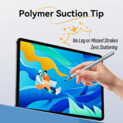 Стилус Vention 2-in-1 Stylus Pen Gray Aluminum Alloy Type (KQMH0) - Картинка 8