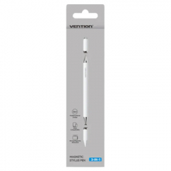 Стилус VENTION 3-in-1 Magnetic Stylus Pen White Aluminum Alloy Type (KQLW0) - Картинка 3